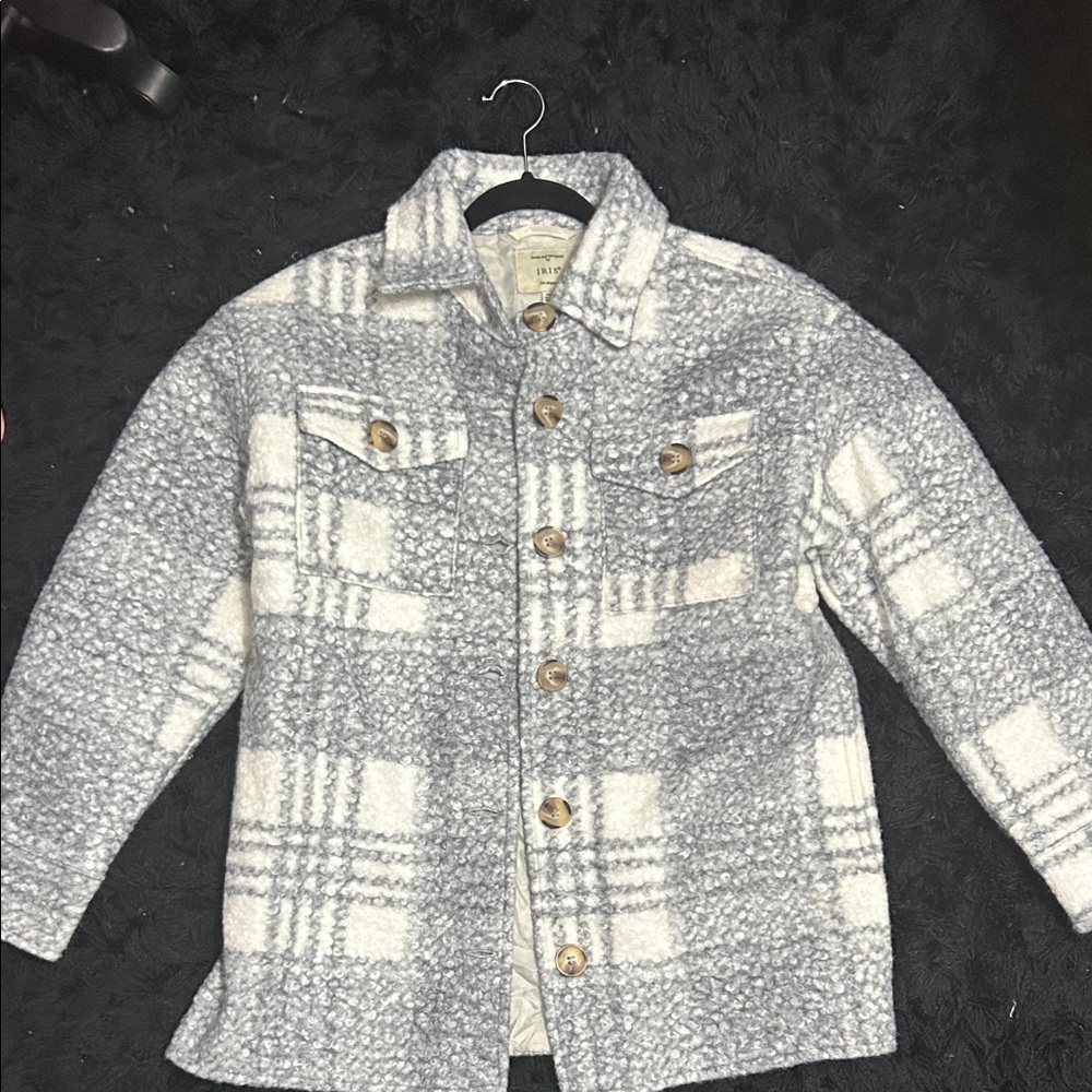 Gray Plaid Jacket